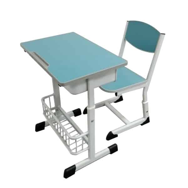 somgle classroom desk and chair