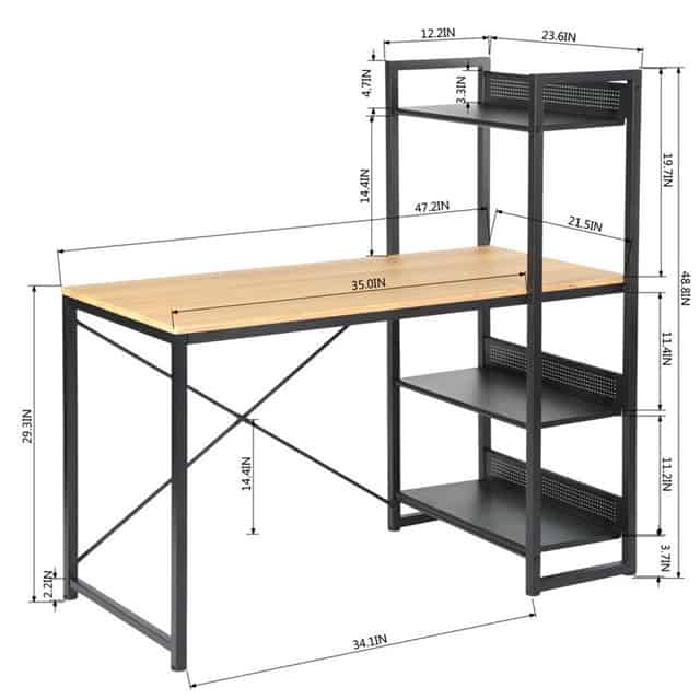 Detail for Computer desk